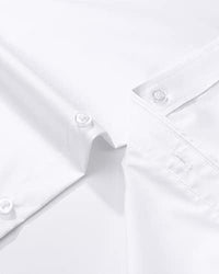 Men's Dress Shirts Solid Long Sleeve Stretch Wrinkle-Free Formal Shirt Business Casual Button Down Shirts