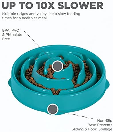 Slow Feeder Dog Bowl, Medium