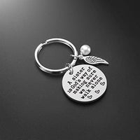 Sister Gift from - A is God's Way of Making Sure We Never Walk Alone Keychain Jewelry Christmas Birthday Gifts for Sisters