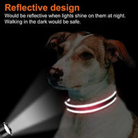 Reflective Dog Collar,Soft Neoprene Padded Breathable Nylon Pet Collar