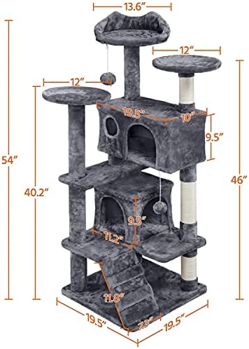 54in Cat Tree Tower Condo