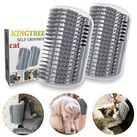 Cat Self Groomer 2 Pack Wall Corner Brushes