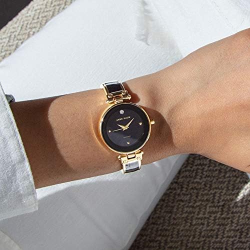 Women's Genuine Diamond Dial Bangle Watch