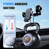 Car Phone Holder Mount 3 in 1(Black)