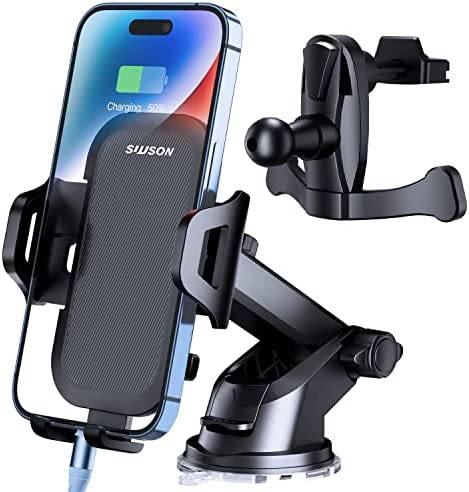 Car Phone Holder Mount 3 in 1(Black)