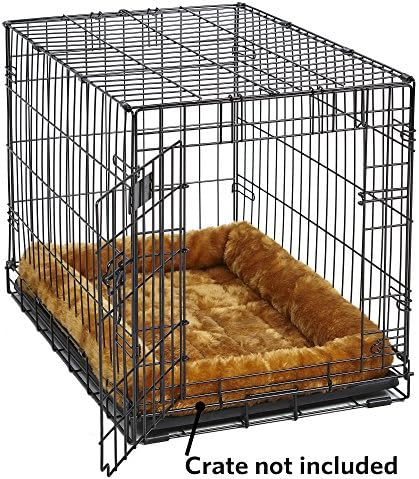 Pet Crate Bed Cinnamon Fur for Pets