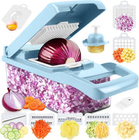 Vegetable Chopper, Pro Onion Chopper, Multifunctional 13 in 1 Food Chopper, Kitchen Vegetable Slicer Dicer Cutter