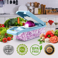 Vegetable Chopper, Pro Onion Chopper, Multifunctional 13 in 1 Food Chopper, Kitchen Vegetable Slicer Dicer Cutter