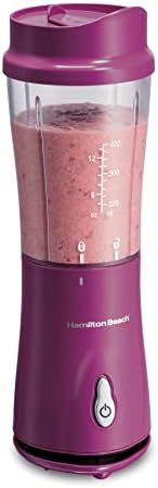 Beach Portable Blender for Shakes and Smoothies with 14 Oz BPA Free Travel Cup and Lid