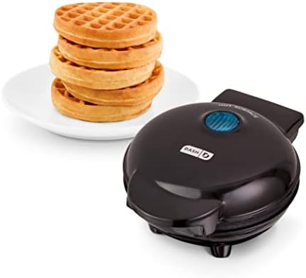 Mini Maker for Individual Waffles, Hash Browns, Keto Chaffles with Easy to Clean, Non-Stick Surfaces