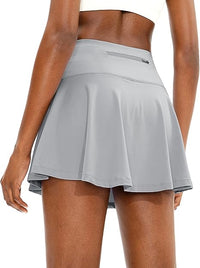 Pleated Tennis Skirt for Women with 4 Pockets Women's High Waisted Athletic Golf Skorts Skirts for Running Casual